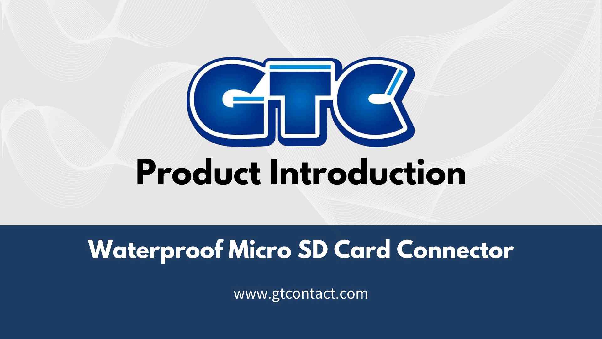 2023-03-20 Product Video Release--Waterproof Micro SD Card Connector